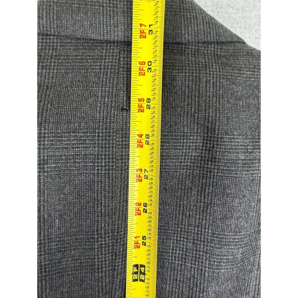 Brooks Brothers Mens 2 Piece Suit 40R 33x30.5 Grey Glen Plaid Pure Wool USA Made